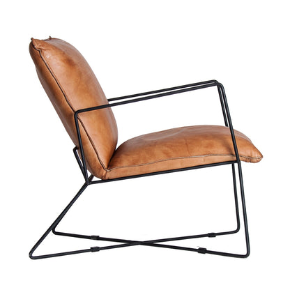 Seney Armchair in Brown Colour