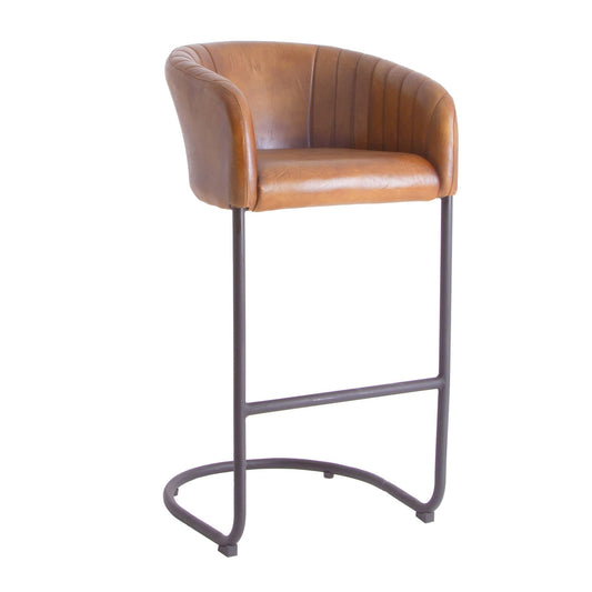 Almstock Stool in Brown Colour