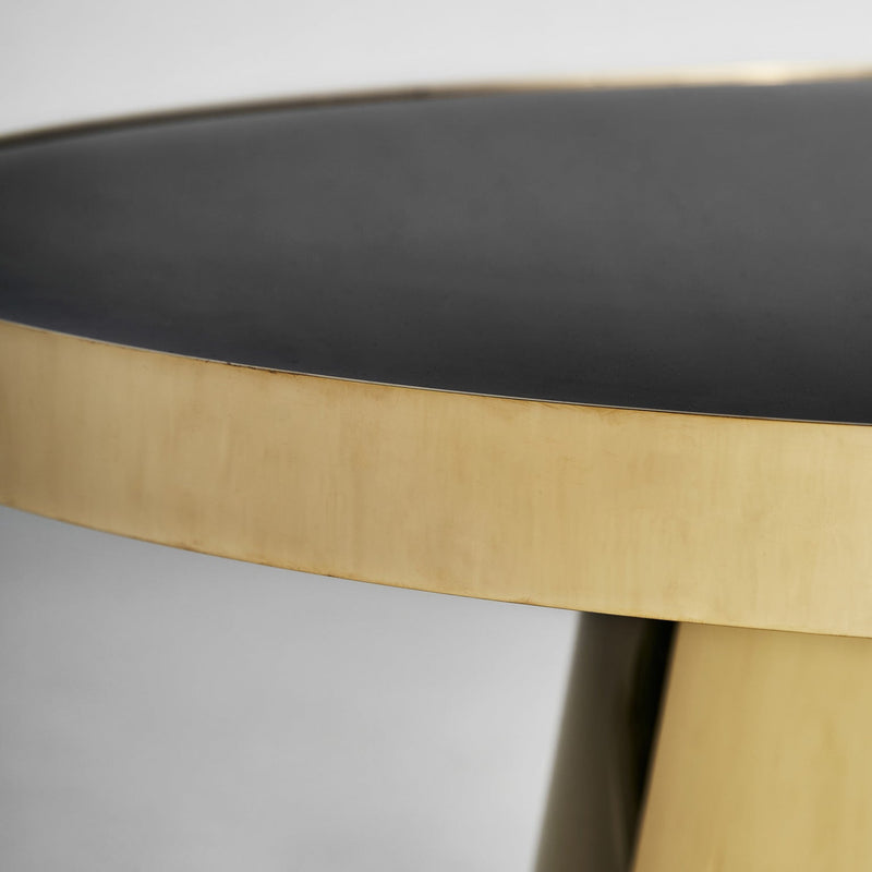 Mesa De Centro Aigen en Color Oro/Negro - Mesas Auxiliares - Granada Maison