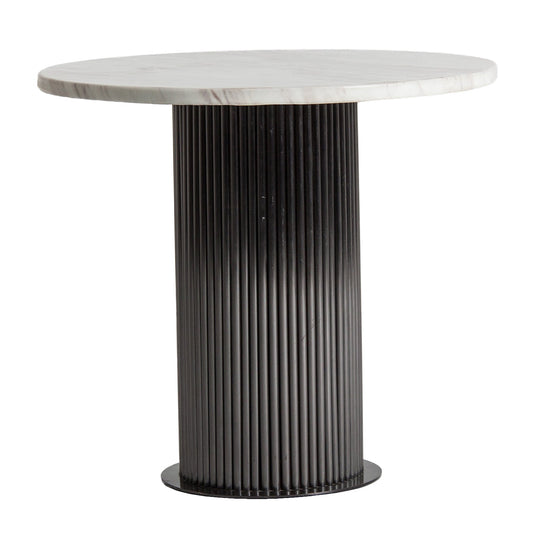 Coen Side Table in White/Black Colour