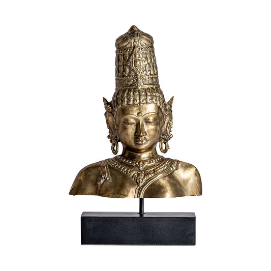 Budha Bust in Bronze Colour