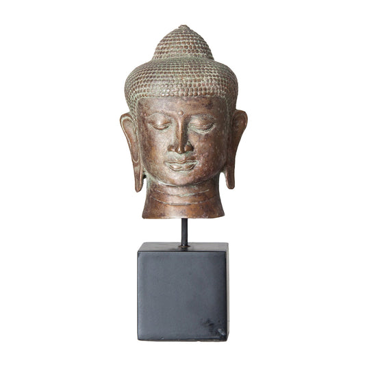 Budha Bust in Bronze Colour