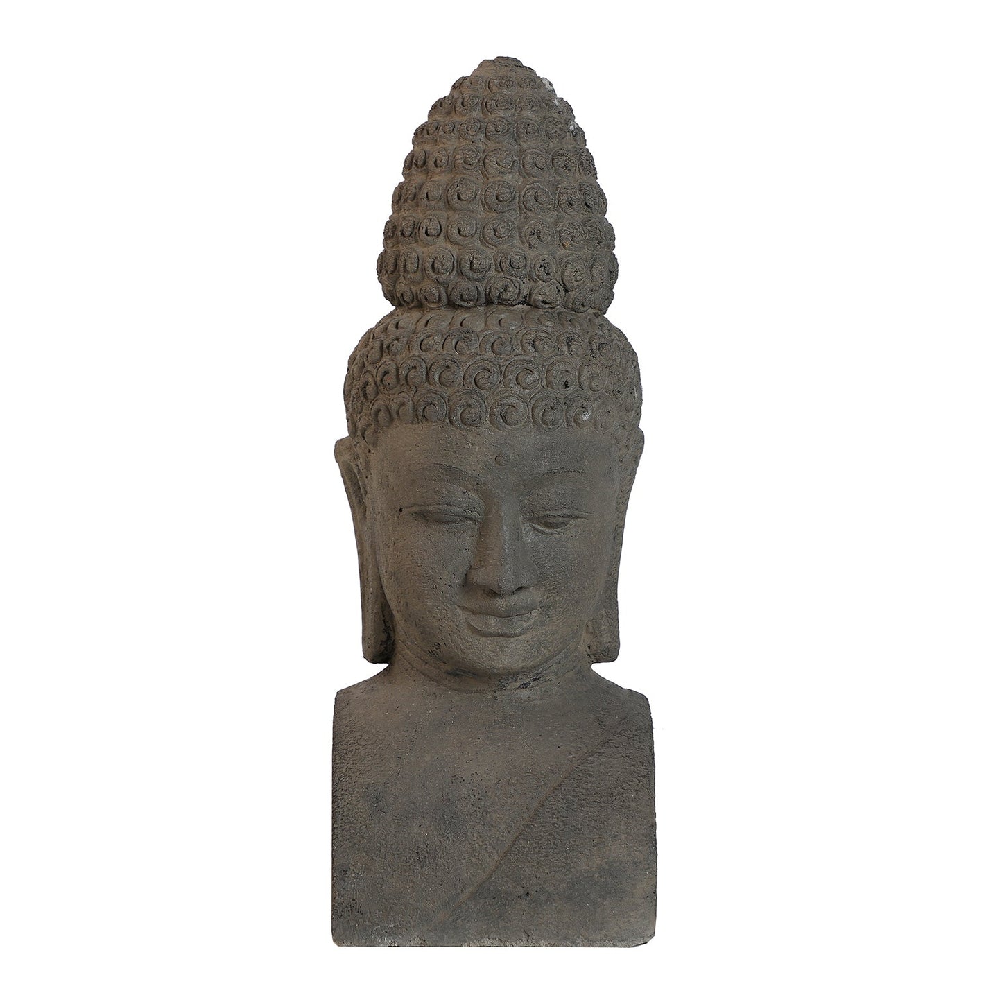 Busto Budha en Color Gris