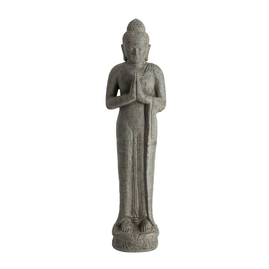 Budha Sculpture in Grey Colour