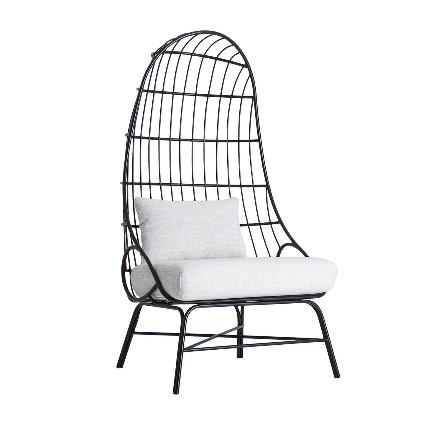 Llerena Armchair in Black Colour