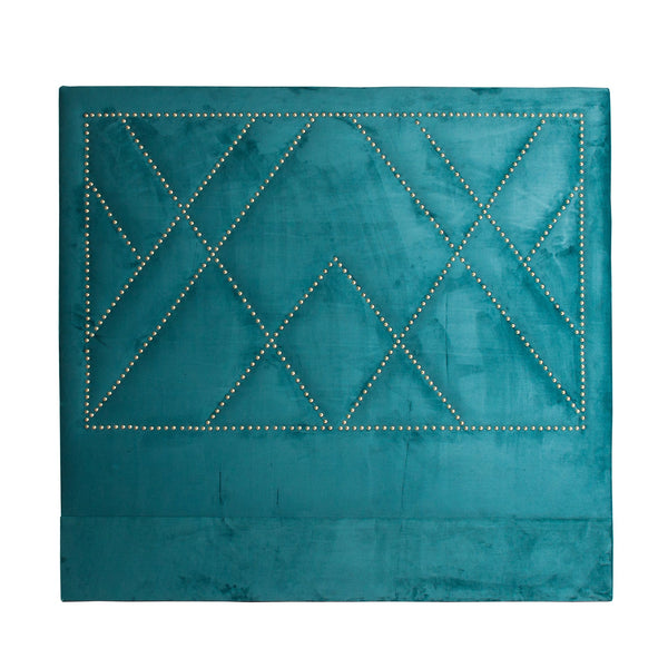 Staw Headboard in Turquoise Colour