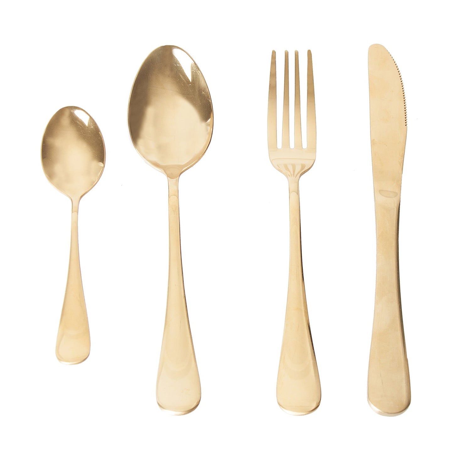 Cutlery Set 24 in Gold Colour