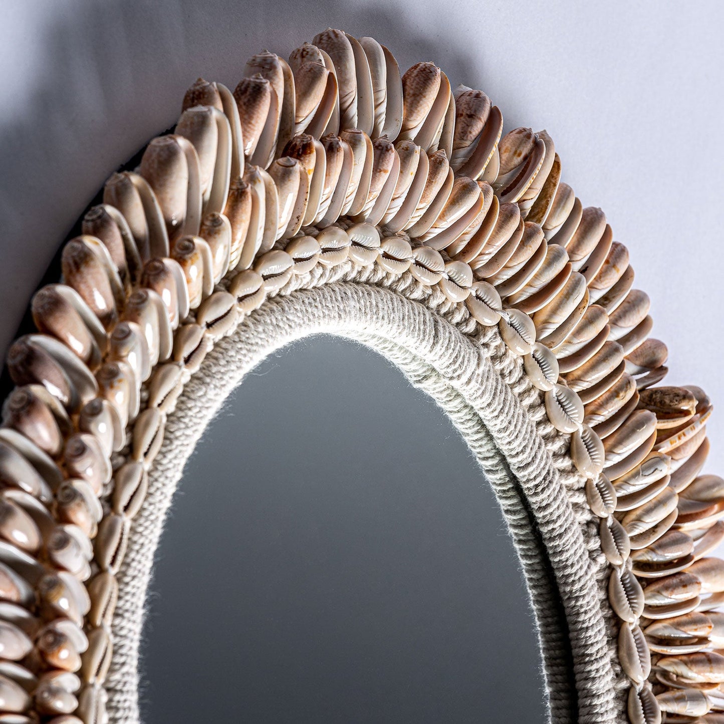 Dhyl Mirror in Ivory Color Colour