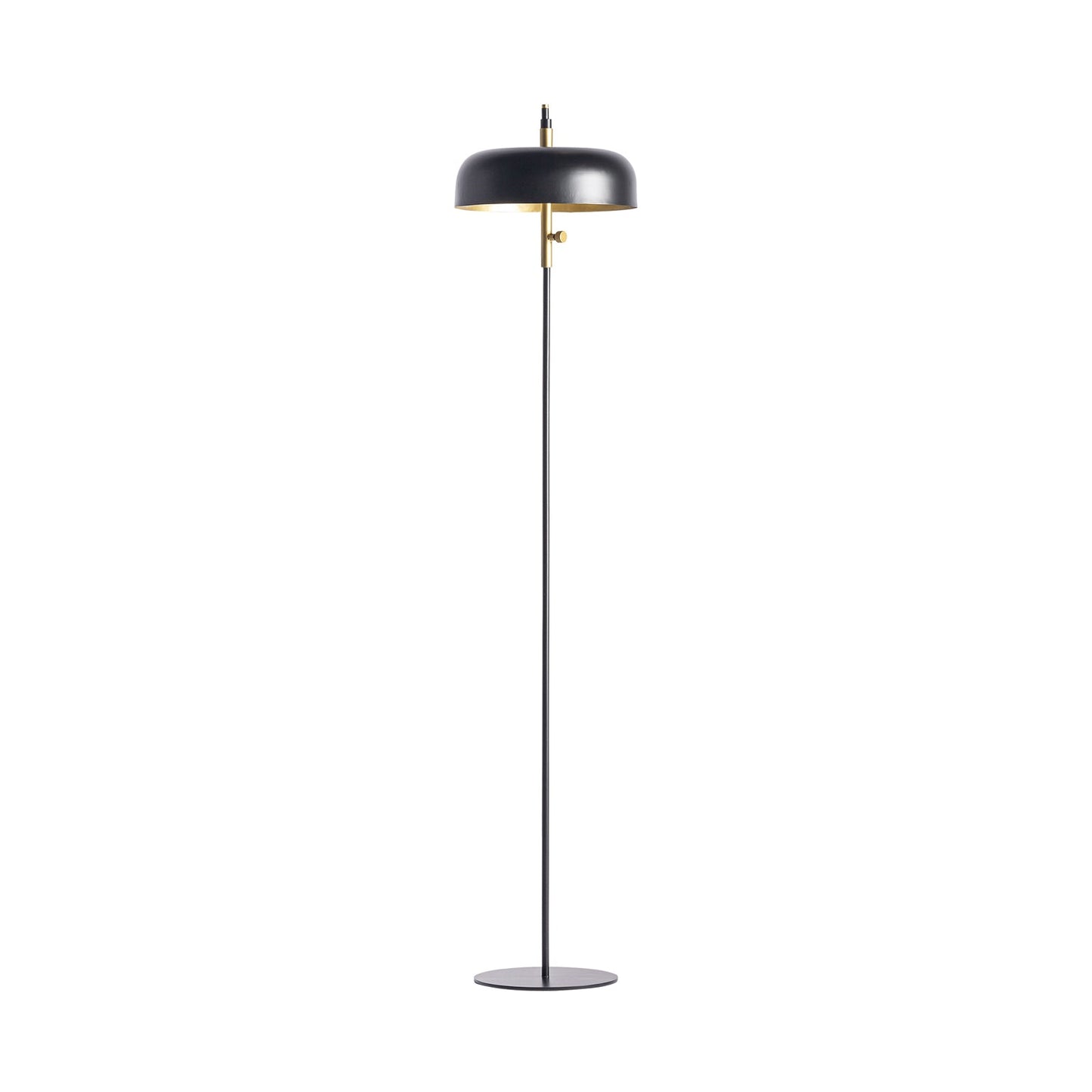 Floor Lamp in Black/Gold Colour