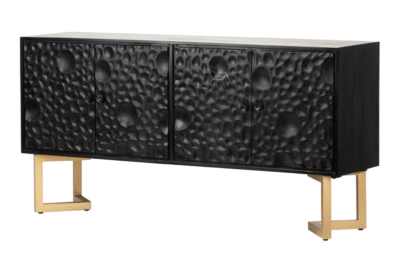 Aparador Madera Metal Helsinki 180x45x100 Cm - Aparadores y vitrinas - Granada Maison