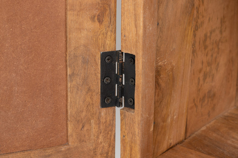 Cabinet Madera Metal Luanda 80x50x170 Cm - Armarios - Granada Maison