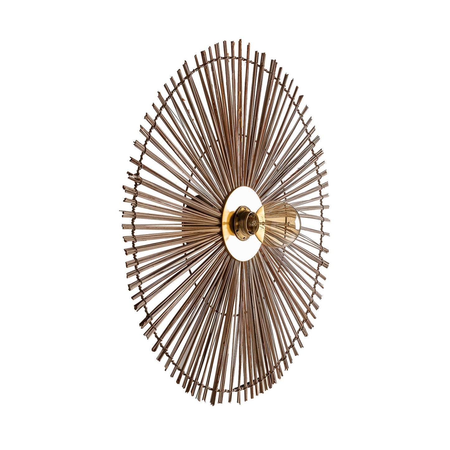 Wall Lamp in Natural/Gold Colour