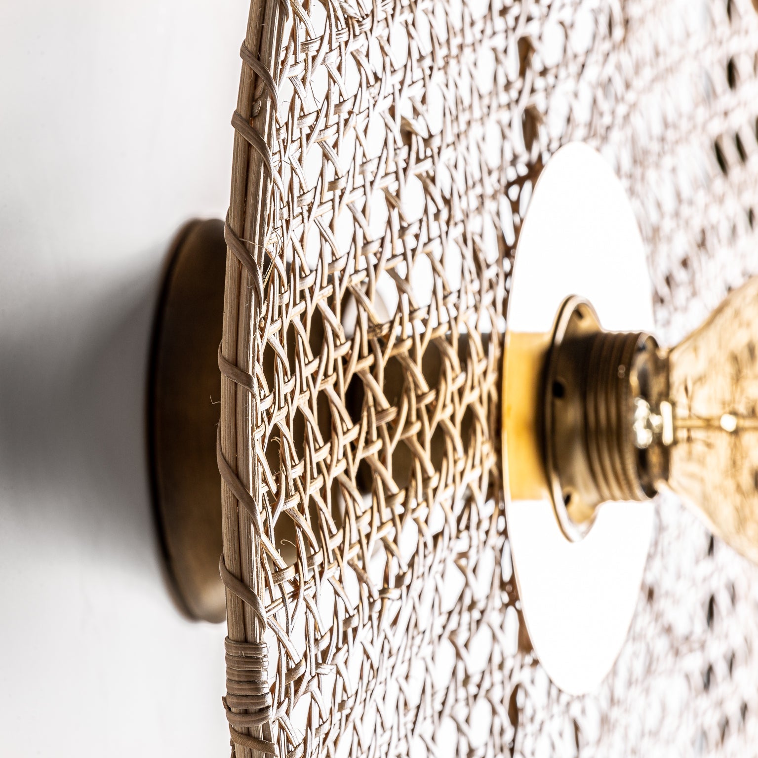 Lámpara De Pared en Color Natural/Oro - Lámparas y Apliques de pared - Granada Maison