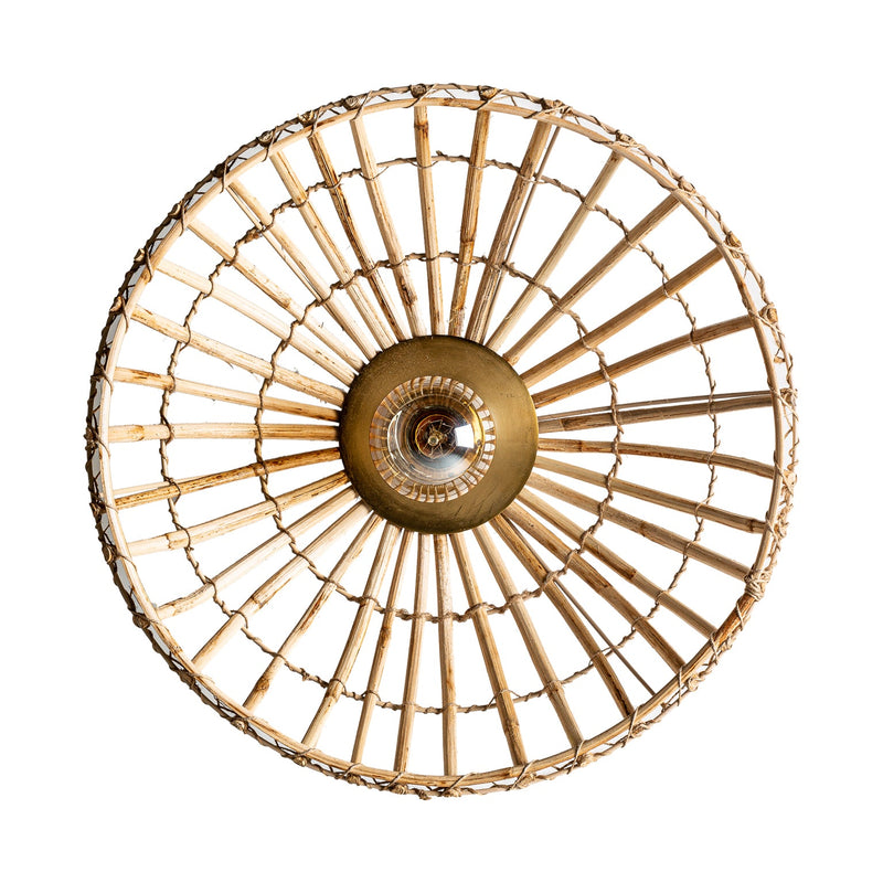 Wall Lamp in Natural/Gold Colour