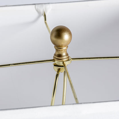 Table Lamp in White/Gold Colour