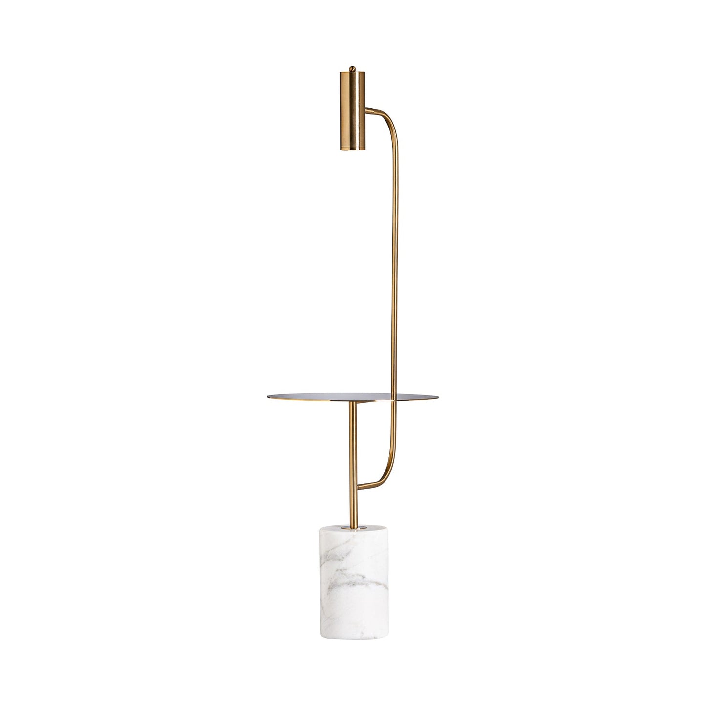 Floor Lamp in White/Gold Colour