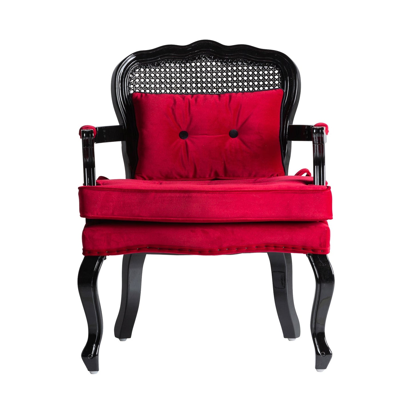 Laleu Armchair in Red Colour