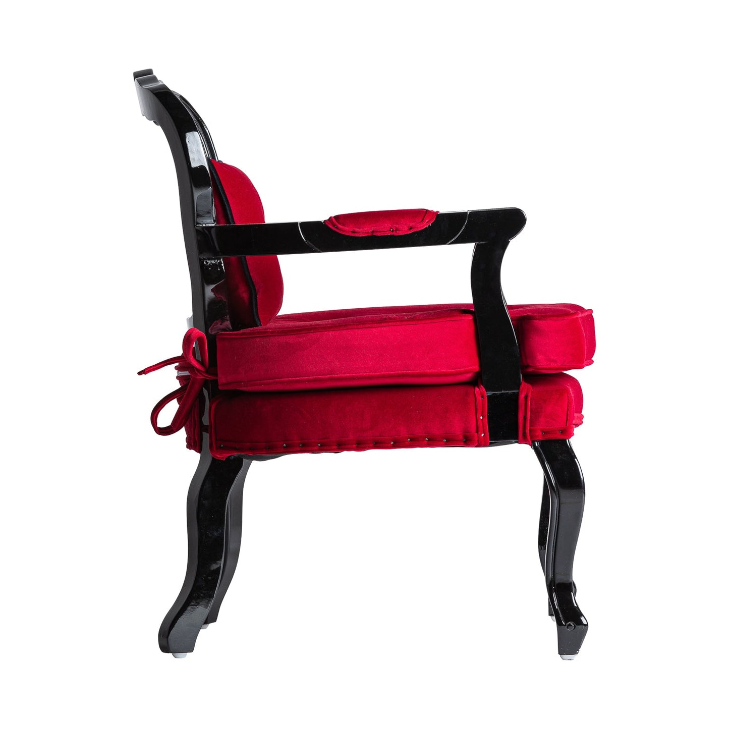 Laleu Armchair in Red Colour