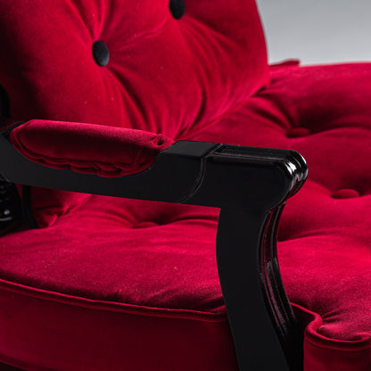 Laleu Armchair in Red Colour