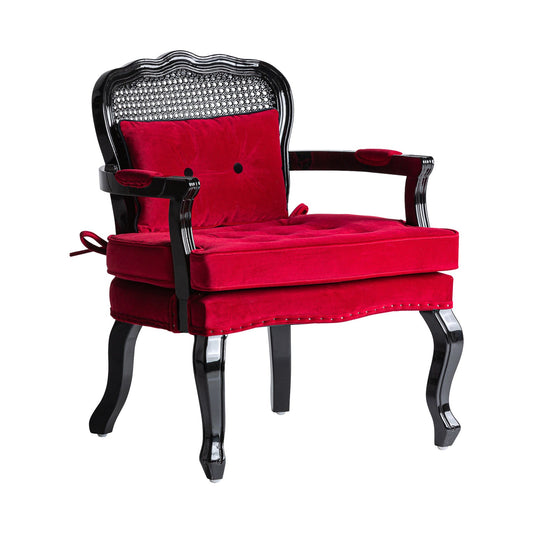 Laleu Armchair in Red Colour