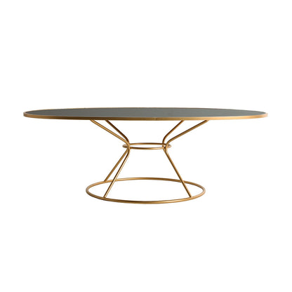 Zeitz Coffee Table in Gold Colour