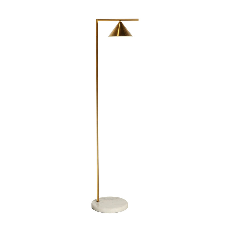 Pickie Floor Lamp in White/Gold Colour