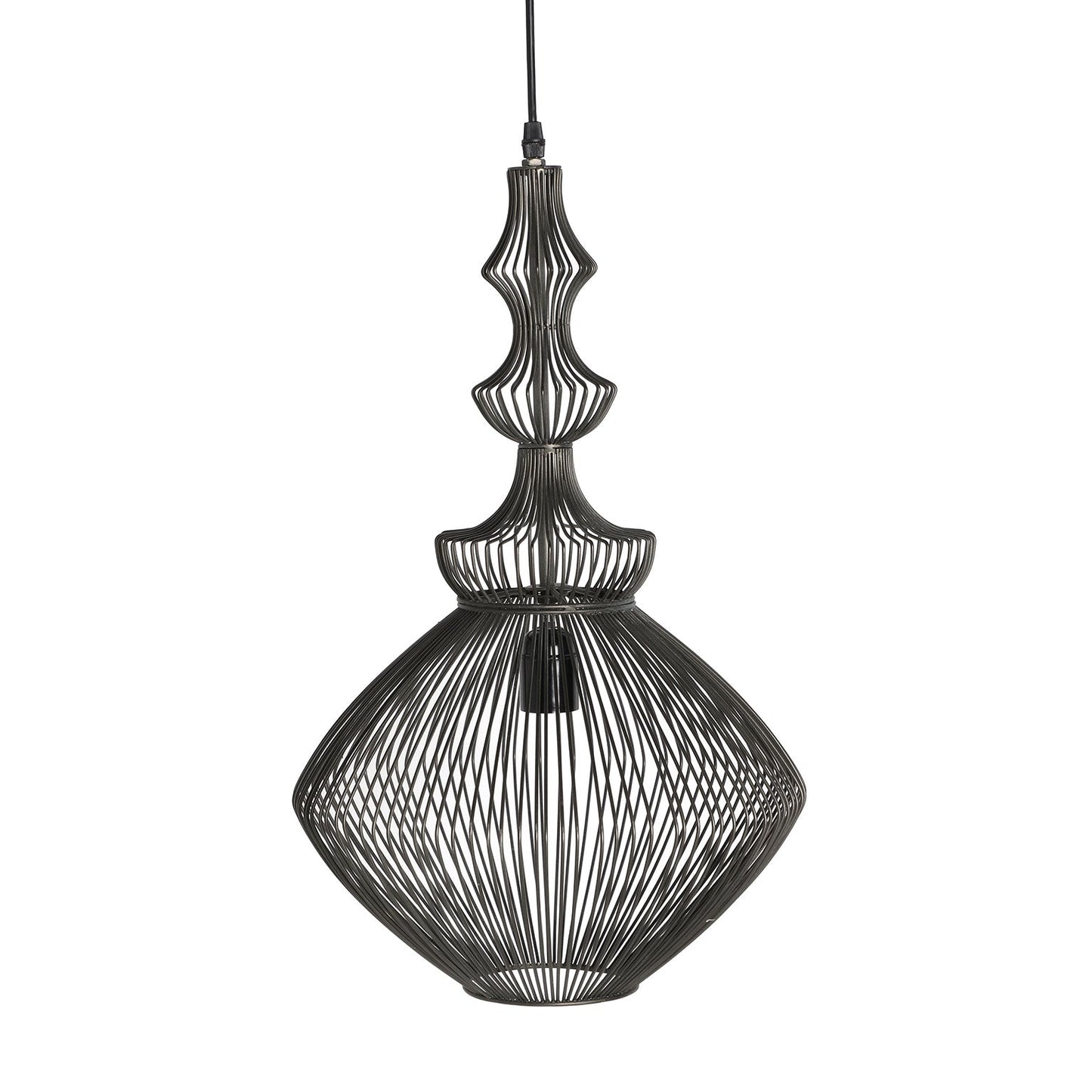 Brighton Ceiling Lamp in Black Colour