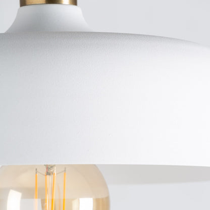 Ceiling Lamp in White/Gold Colour