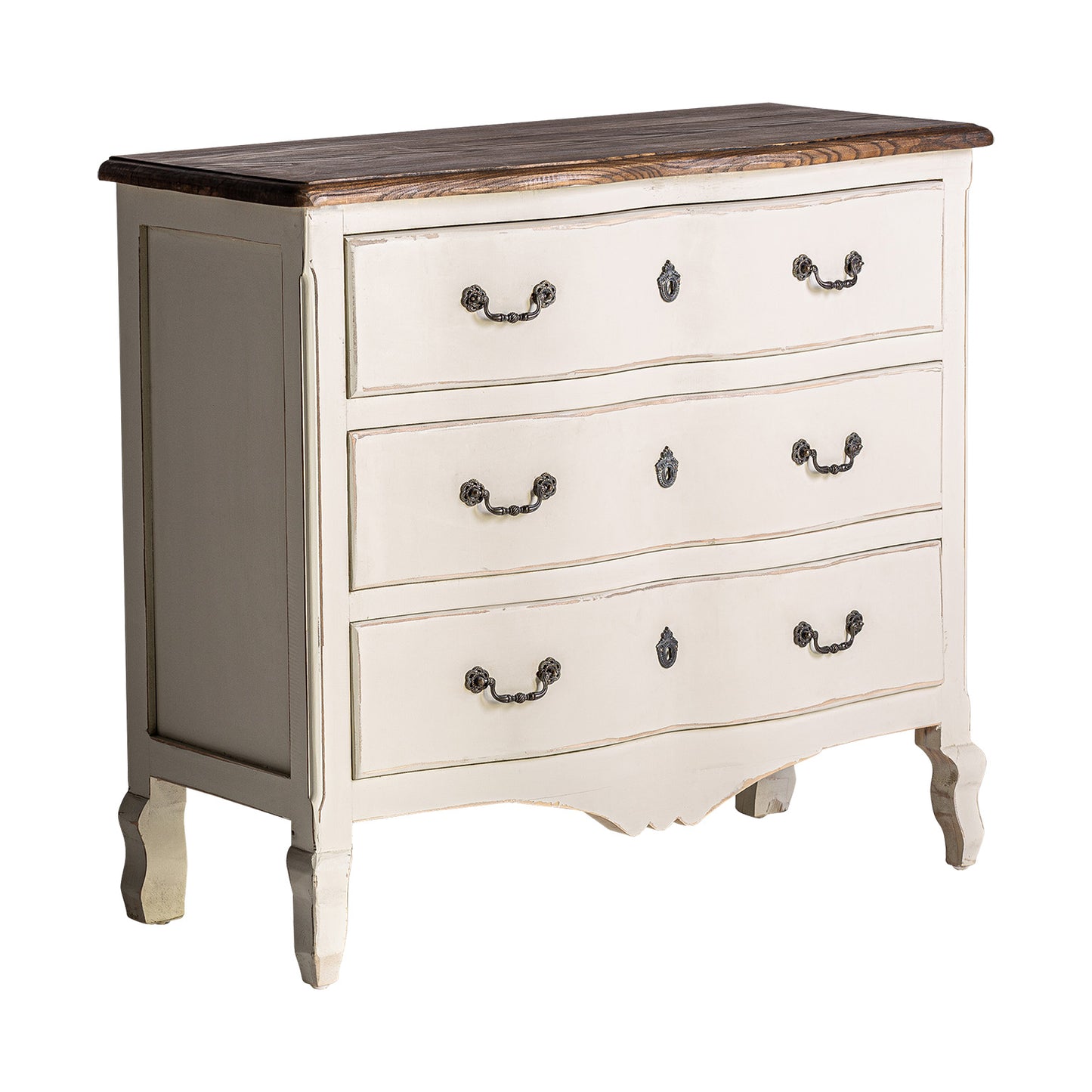 Pivka Chest Of Drawers in Off White Colour