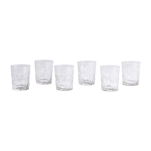 Craff Glass (Set Of 6) in Transparent Colour
