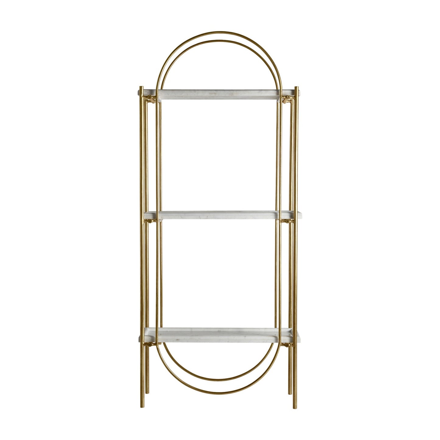 Dieuze Bookcase in Gold Colour