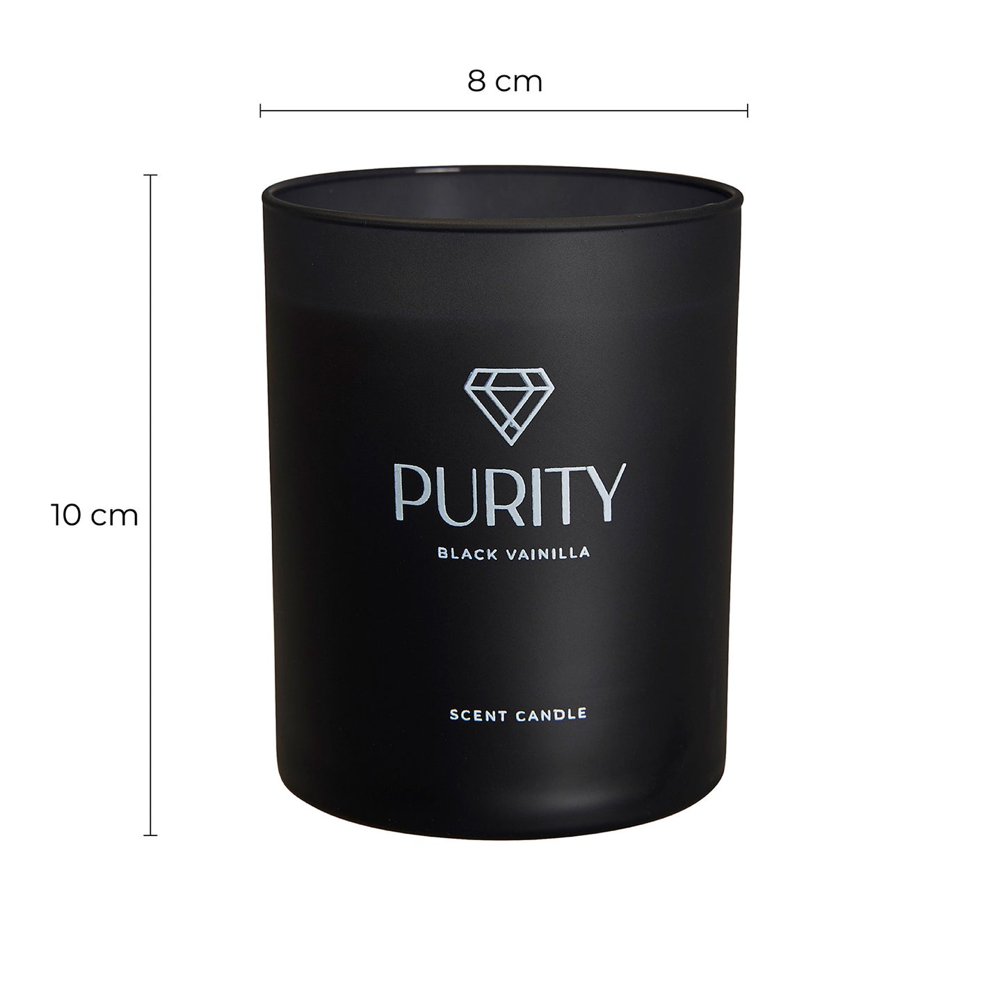 Purity Candle in Black Colour