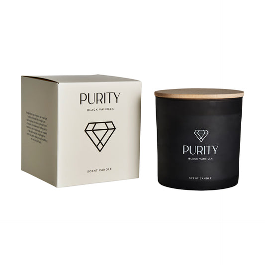 Purity Candle in Black Colour