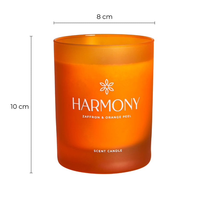 Vela Harmony en Color Naranja - Portavelas / Velas / Aromas - Granada Maison