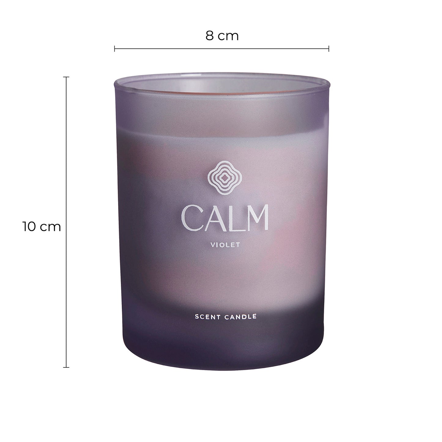 Calm Candle in Mulberry Colour