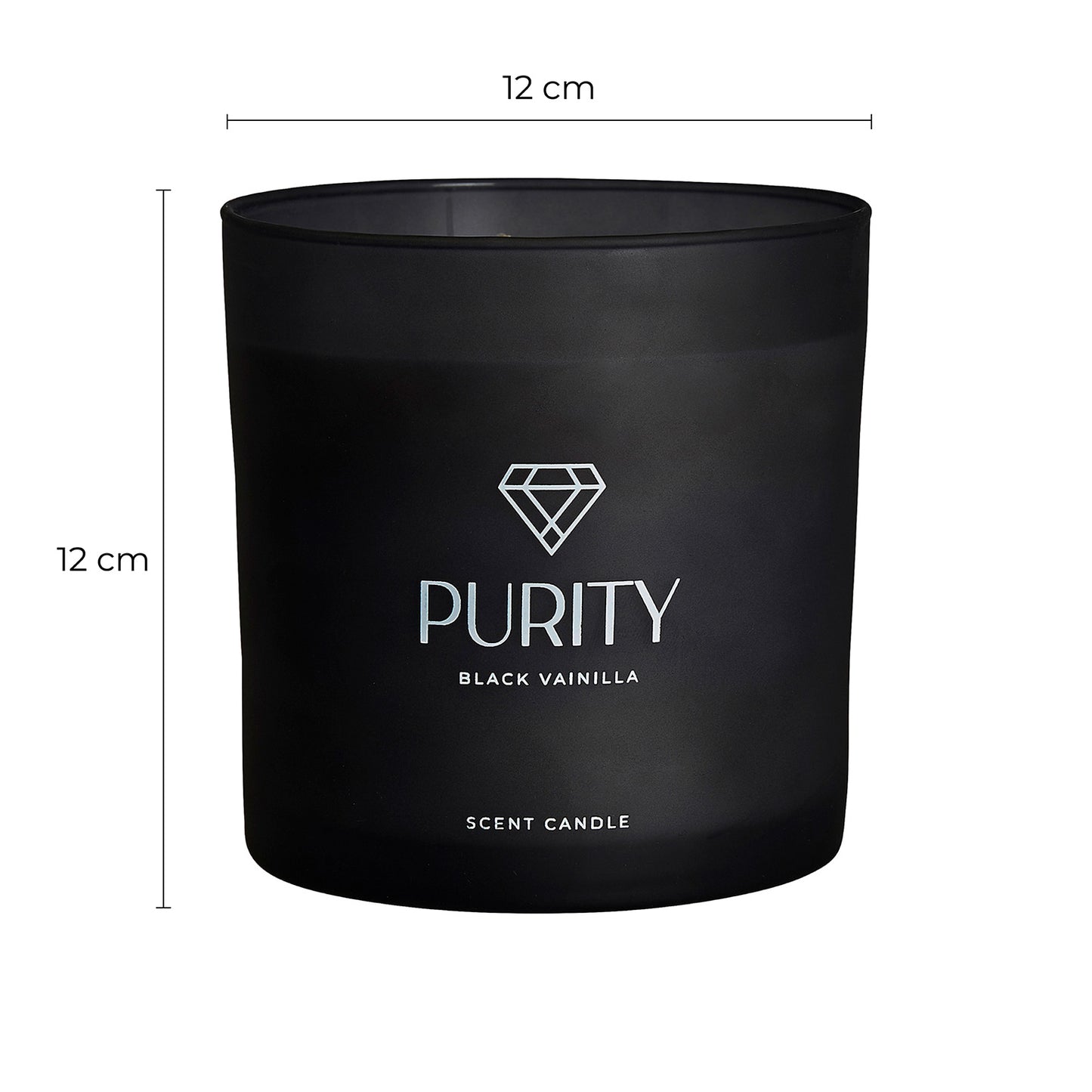 Purity Candle in Black Colour