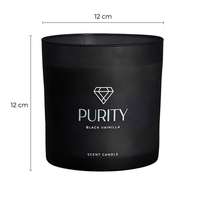 Purity Candle in Black Colour