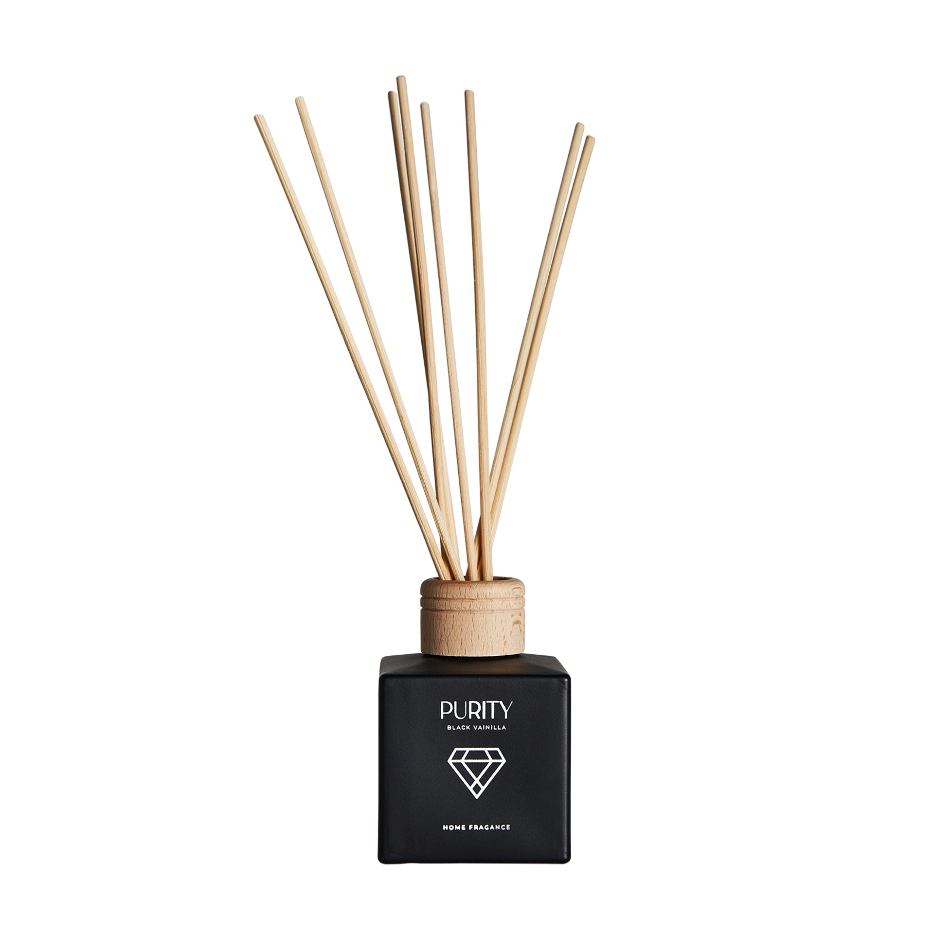 Purity Reed Diffuser in Black Colour, Shabby Chic style, made of Glass ...