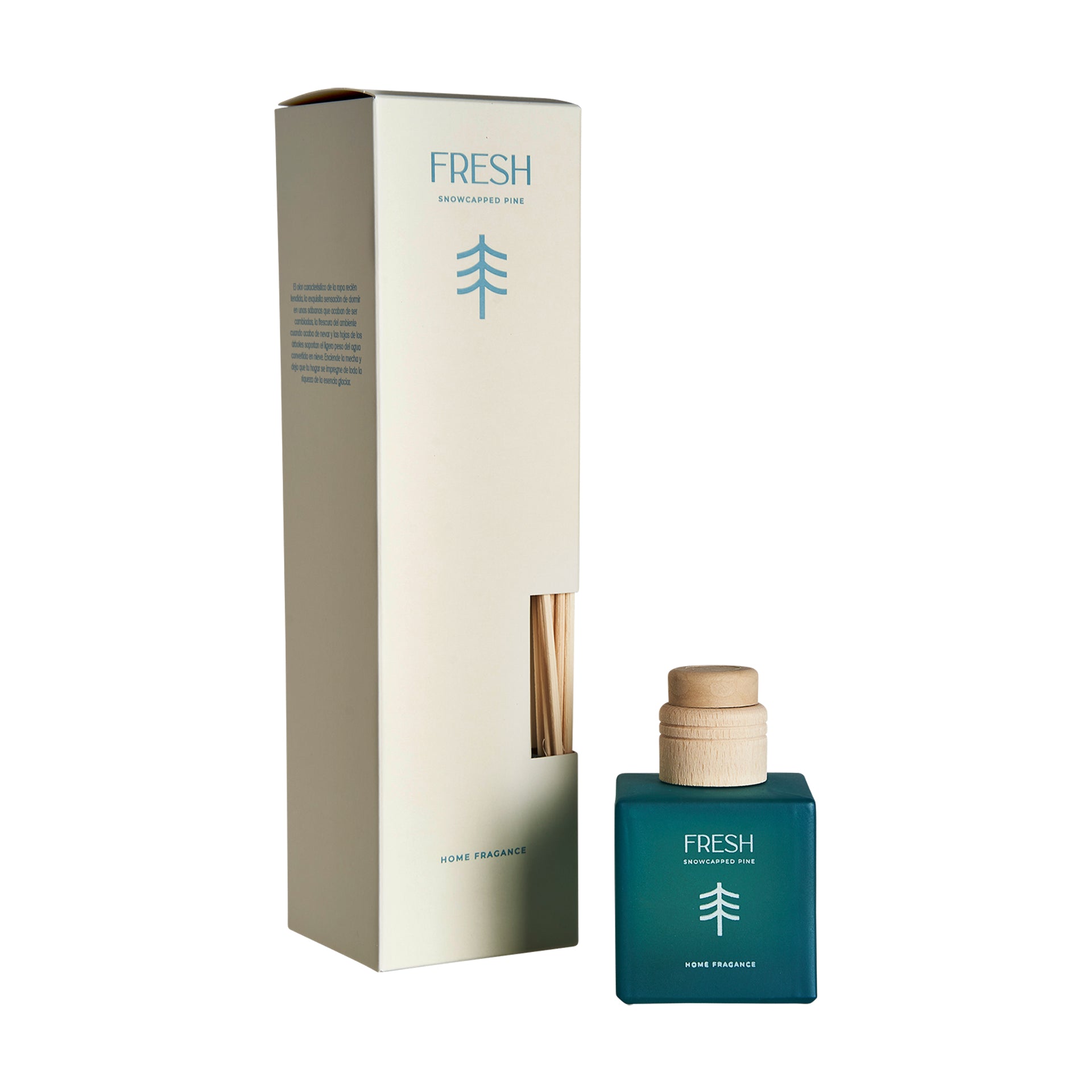 Fab Fresh Reed Diffuser Fresh Reed Diffuser in Blue Colour, Shabby Chic style, made of Glass ...