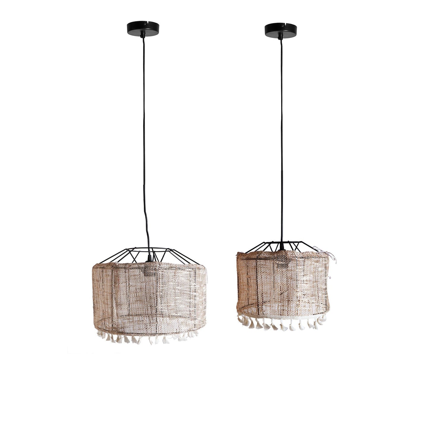 Shipley Ceiling Lamp (Set Of 2) in Off White Colour