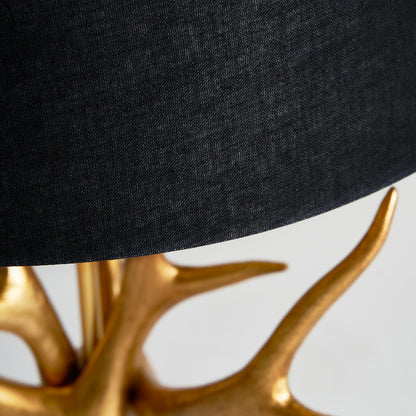 Table Lamp in Black/Gold Colour