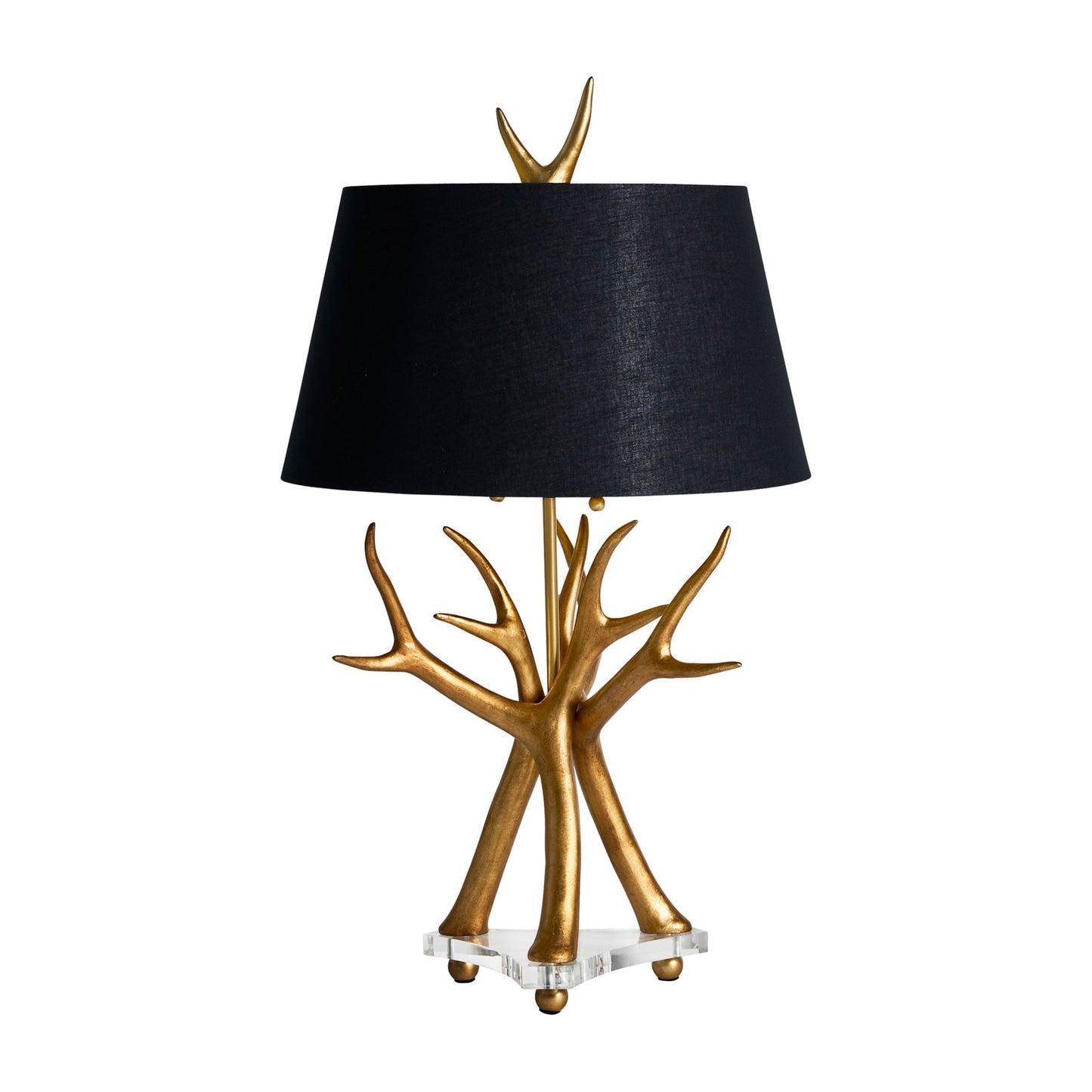 Table Lamp in Black/Gold Colour