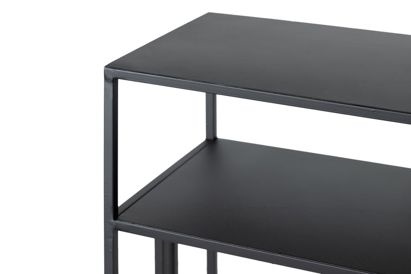 Consola Metal Negro 100x30x90 Cm - Consolas y Recibidores - Granada Maison