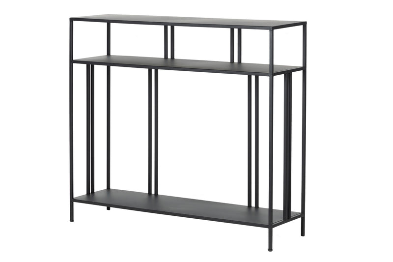 Consola Metal Negro 100x30x90 Cm - Consolas y Recibidores - Granada Maison