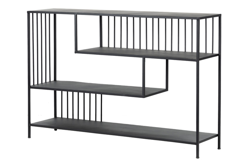 Consola Metal Negro 120x30x80 Cm - Consolas y Recibidores - Granada Maison