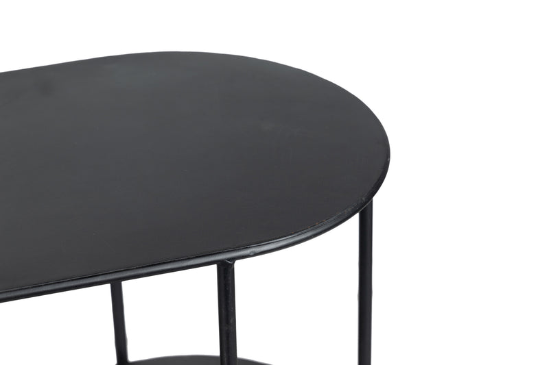 Consola Metal Negro 100x35x80 Cm - Consolas y Recibidores - Granada Maison