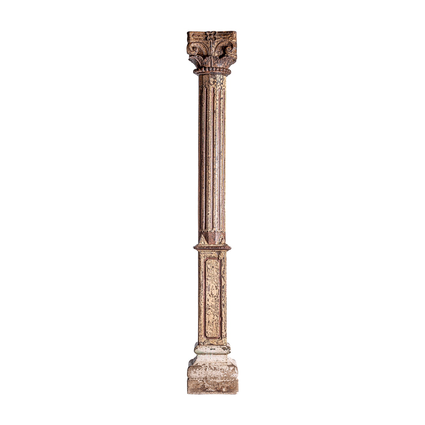 Columna Surt Dasha - Étnico - Madera De Teka - 31cm x 31cm x 220cm - Muebles Auxiliares - Granada Maison