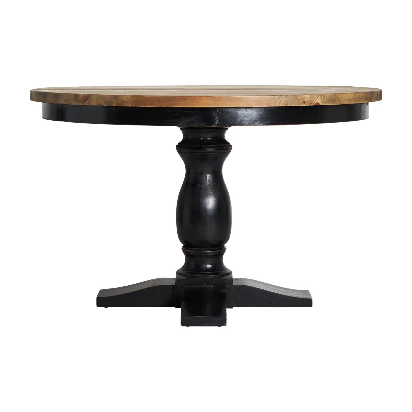 Zenica Dining Table in Black/Natural Colour