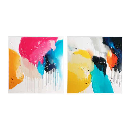 Krysta Wall Art (Set Of 2) in Multicolored Colour