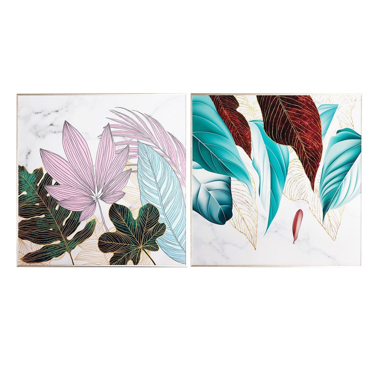 Zali Wall Art (Set Of 2) in Multicolored Colour